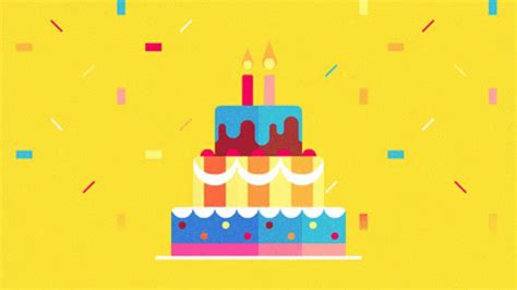 Happy Birthday Cake Animation GIFs | Tenor