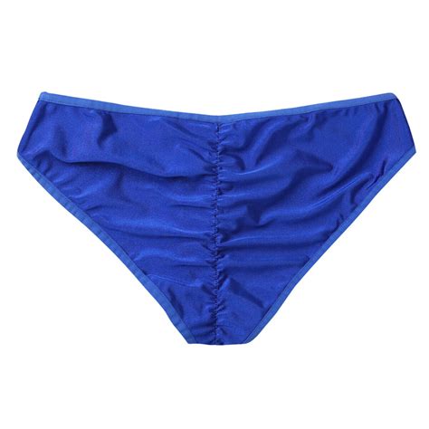 Sexy Mens Shiny Satin Bulge Pouch Tanga Bikini Briefs Thong Underwear