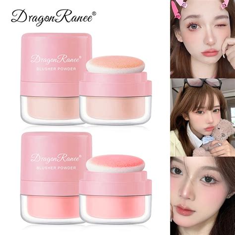 Lazy Cushion Blush Skin Friendly Rouge Powder Nude Makeup Brighten Skin Tone Matte Mushroom Head