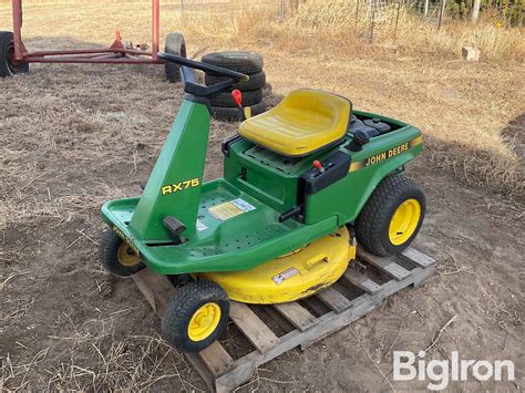 John Deere Rx75 Riding Lawn Mower Bigiron Auctions