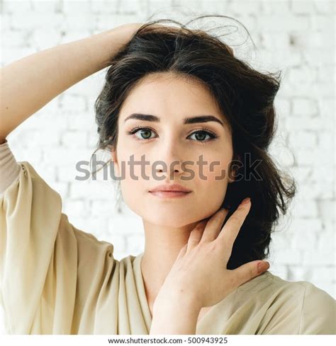 3 202 Beautiful Brunette Hazel Eyes Images Stock Photos 3D Objects Vectors Shutterstock
