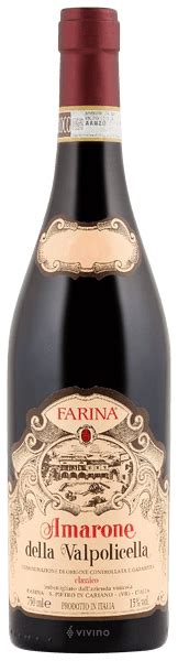 2019 Farina Amarone Della Valpolicella Classico Vivino US