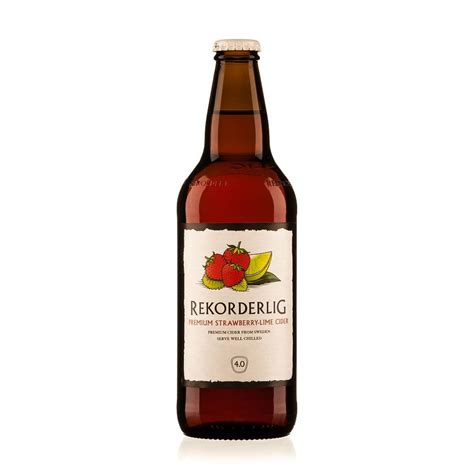 Rekorderlig Strawberry And Lime Cider 15x500ml Mosman Cellars Retailer