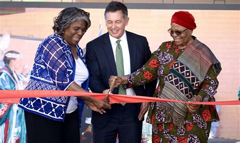 Ambassador Linda Thomas Greenfield Marks Momentous Occasion At New U S Embassy Compound Opening