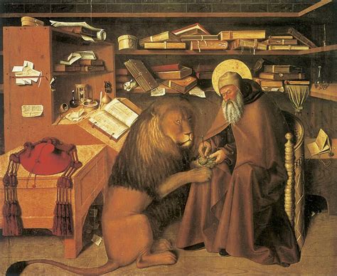 Saint Jerome In His Study Painting Saint Jerome In His Study Fine Art