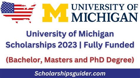 University of Michigan Scholarships 2023-24 | Fully Funded