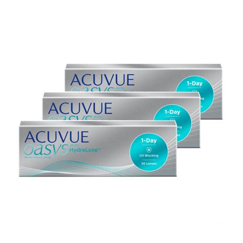 ACUVUE OASYS 1-Day with HydraLuxe™ 90 линз