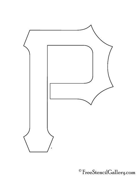 MLB - Pittsburgh Pirates Logo Stencil | Free Stencil Gallery