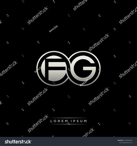 FG F G initial letter linked circle capital - Royalty Free Stock Vector ...