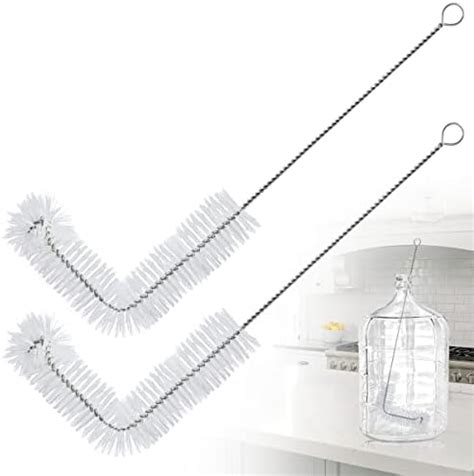 AIEVE Carboy Brush Carboy Cleaning Brush 2 Pack 28 Nylon 5 Gallon