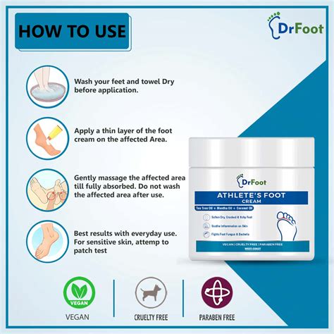 Buy DR FOOT ATHLETES FOOT CREAM ESPECIALLY FOR THE ATHLETES FEET 100GM ...