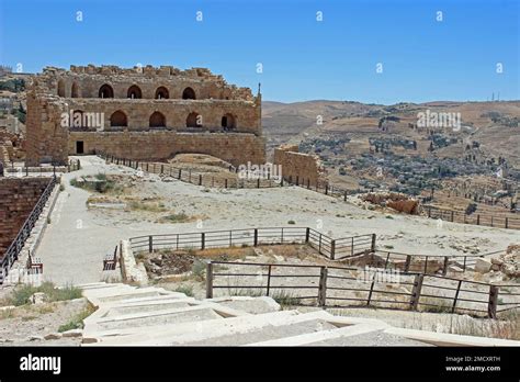 Kerak Castle Al Karak Jordan Stock Photo Alamy