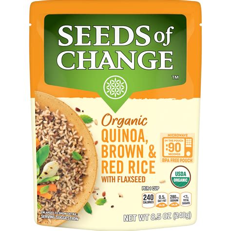 Seeds Of Change Organic Quinoa Brown Red Rice Oz Walmart