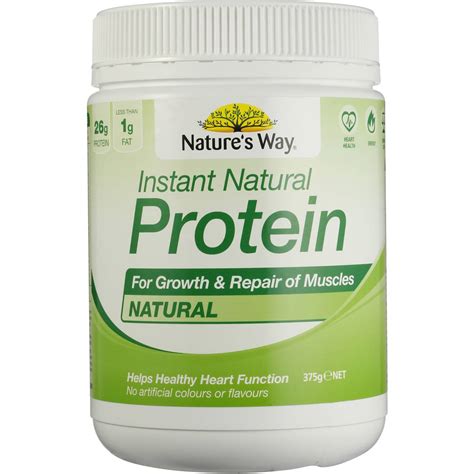 Nature S Way Protein Powder Instant Natural 375g Woolworths