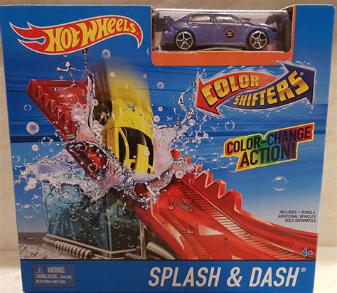 HOT WHEELS ZESTAW ZMIENIAJĄCY KOLOR SPLASH DASH oficjalne archiwum Allegro