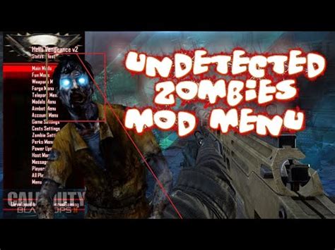 Black Ops New Zombies Mod Menu All Consoles Hell S Vengeance V