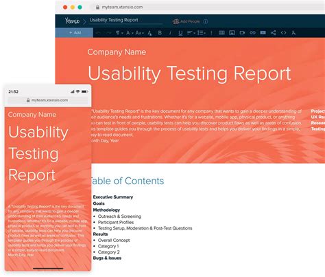 How To Write A Usability Testing Report With Template And Examples