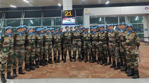 Indian Army Deploys Largest Ever Contingent Of Women Peacekeepers At UN