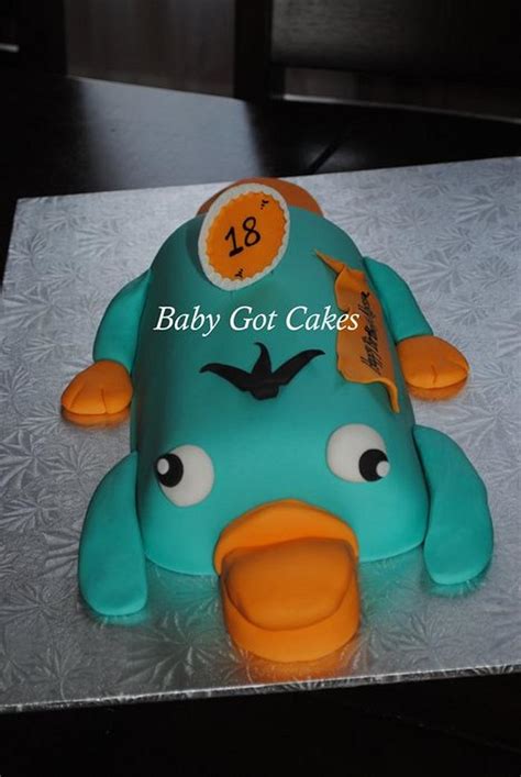 Perry The Platypus Cake