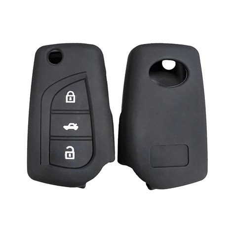 Silicone Case For Toyota Flip Remote Key 3 Buttons MK3