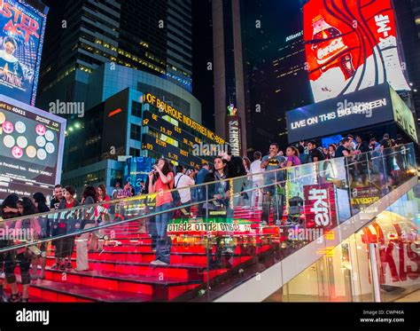 The Times Square at night in New York, NY Stock Photo - Alamy