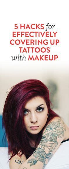 How To Cover Up Tattoos With Makeup Using 5 Easy Steps | Covering ...