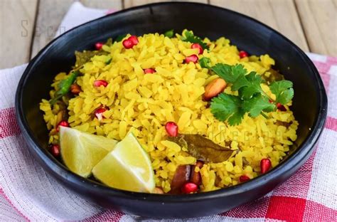 Poha Flattened Rice Snack Recipe Rice Snacks Rice Flakes Vegan