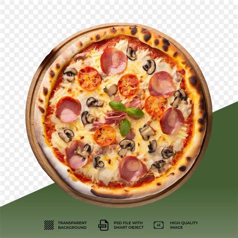 Pizza De Pepperoni Psd Isolada Em Fundo Transparente PSD Premium