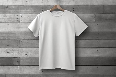 Camiseta Blanca Abierta Aislada Foto Premium