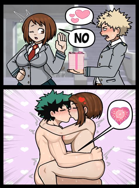 Rule 34 1girls 2boys 2koma Brown Hair Commission Couple Deku Female Good End Huge Breasts