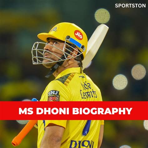 MS Dhoni Biography | Birth, Age, Family and Education