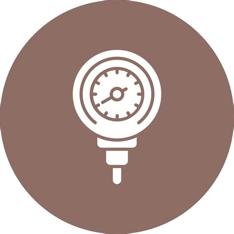 Premium Vector Pressure Gauge Icon Vector Image Can Be Used For Plumbing