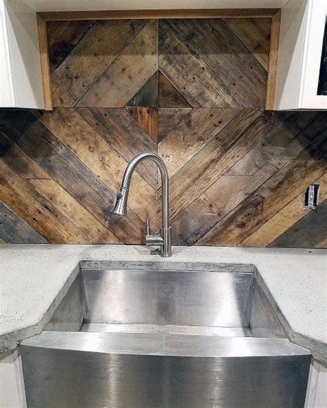 Top 60 Best Wood Backsplash Ideas Wooden Kitchen Wall Designs Next