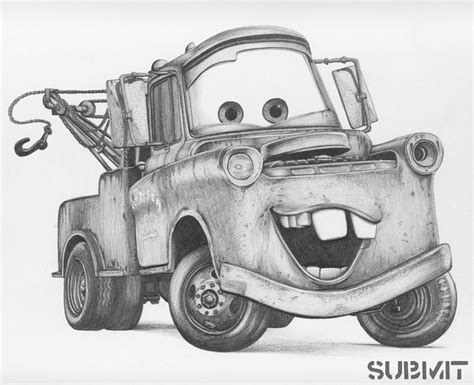 Lightning Mcqueen Pencil Drawing - Draw Easy