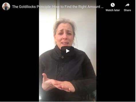 The Goldilocks Principle — Autoimmune Strong