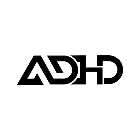 Premium Vector | Adhd vector letter logo