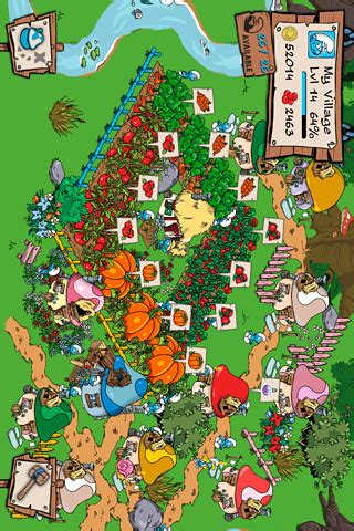 Smurfs’ Village for iPhone in 2010 - Web Design Museum