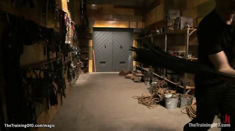 Bound Slave Trainee Ass Plugged