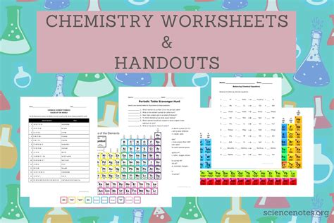 Chemistry Worksheets And Handouts Pdf For Printing