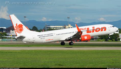 HS LTT Thai Lion Air Boeing 737 9GPER WL Photo By SOMPOL JUNLAMART