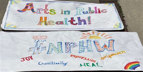 National Public Health Week Event Celebrates The Intersection Of Arts