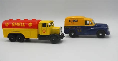 CORGI CLASSICS MORRIS Minor Van Collector Club 87 Plus SHELL SCAMMELL