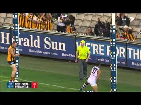 Hawthorn Vs Fremantle Round Team Goal Youtube