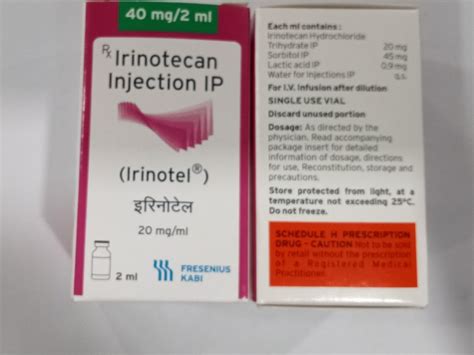 Irinotecan Injection Ip Fresenius Kabi Irinotel Mg Inj Packaging