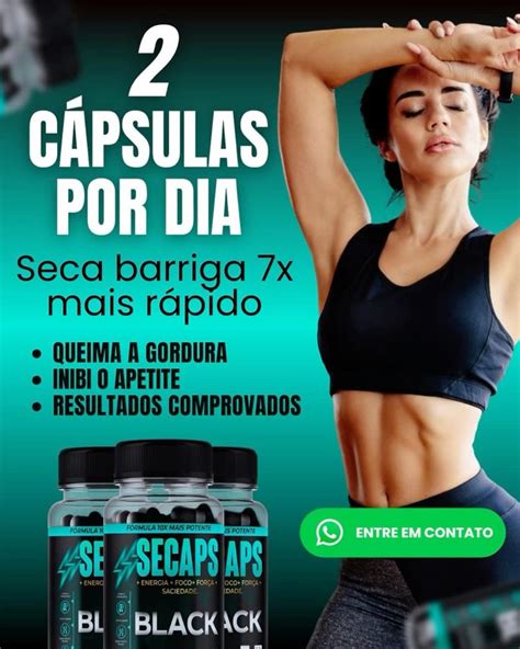 Seca Barriga X Mais R Pido Secaps Black Em Desafio De Sa De De