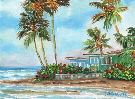 Beach House Painting at PaintingValley.com | Explore collection of ...