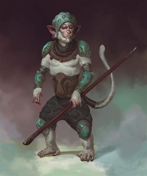 ArtStation - Monkey warrior