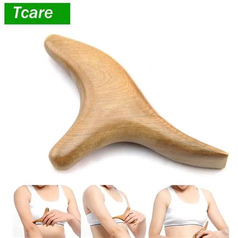 Tcare 1 Piece Body Neck Trigeminal Massage Wood Massager Body Relax