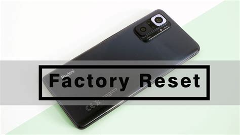 How To Factory Reset All Settings On Xiaomi Redmi Xiaomi Dna