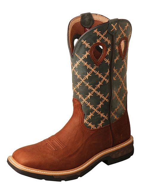 Twisted X Mens 12″ Western Work Boot Mxb0005